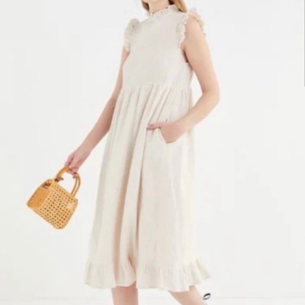 Urban Outfitters Gauze Midi Dress Sz M